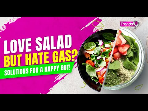 Love Salad But Hate Gas? Solutions for a Happy Gut! #gasproblems #salad