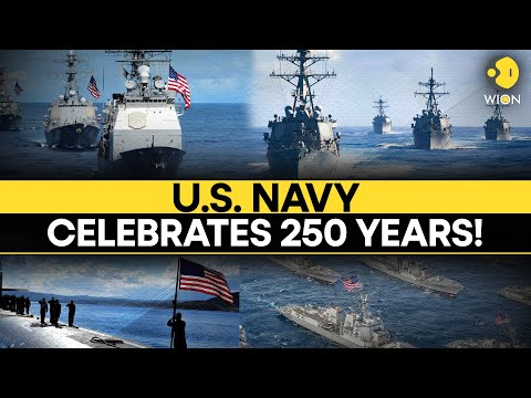 US Navy 250th Anniversary LIVE: Warships Dock in Philadelphia for Grand Celebration | WION LIVE
