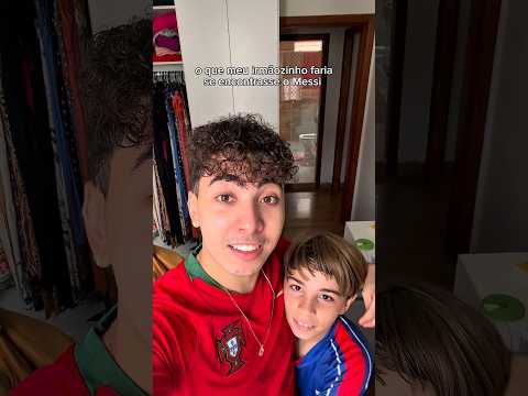 MEU IRMÃOZINHO VIROU O MAIOR FÃ DO MESSI DA HISTÓRIA! 😭