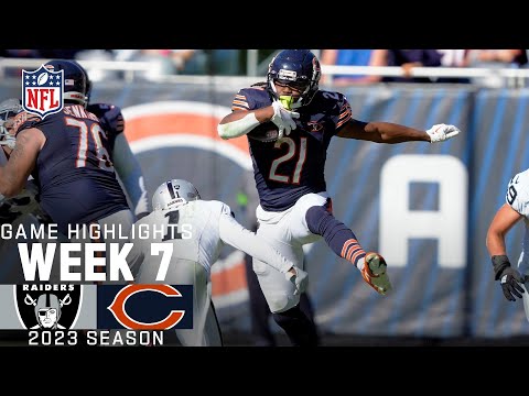 Las Vegas Raiders vs. Chicago Bears | 2023 Week 7 Game Highlights video clip