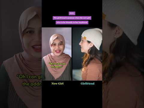 #pov the gf is jealous when the new girl tries to be friendly to her bf... (duet: @ElianaGhen)