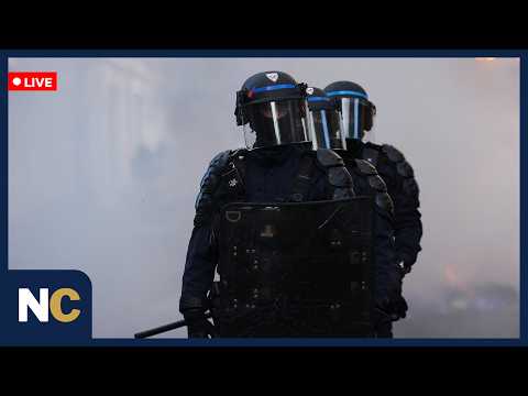 LIVE: <strong>Riot</strong> Police Patrol Paris Streets Near Place de <strong>la</strong> République | AC13