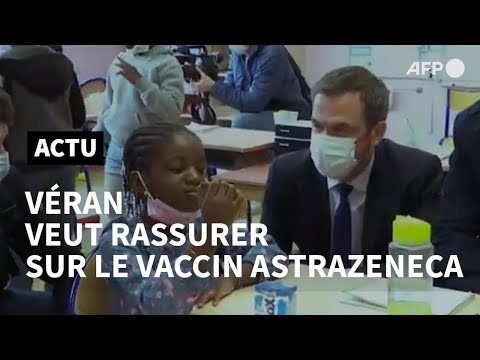 AstraZeneca: Olivier Véran se veut rassurant sur le vaccin | AFP