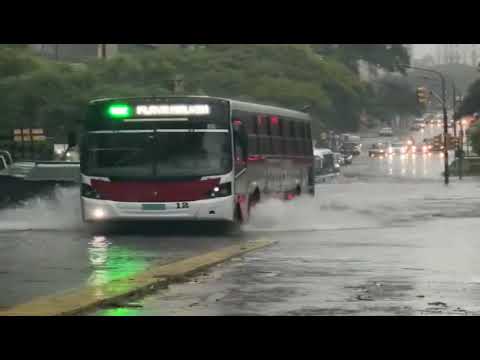 Mucha lluvia e inundaciones en Montevideo, Uruguay (02/03/2024)