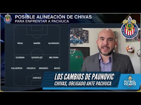BOMBA EN CHIVAS. Regresa Pocho Guzmán a la alineación titular ante Pachuca. Liga MX | Futbol Picante