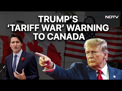 Trump LIVE | Donald Trump Canada Tariffs | Trump Warns Canada Of 'Tariff War' | Justin Trudeau