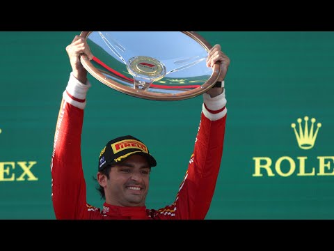 F1 : Carlos Sainz remporte le Grand Prix d'Australie, Max Verstappen au tapis