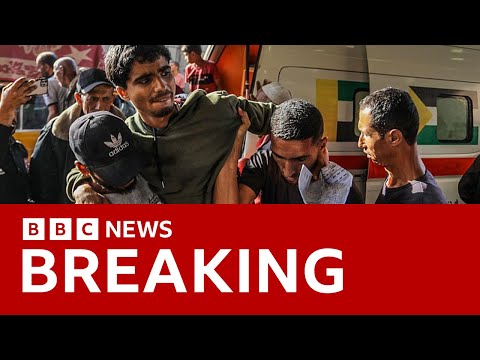 Gaza rescuers say at least 26 people killed after Israeli tanks open fire near aid centre | BBC News