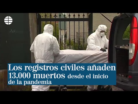 Los registros civiles añaden 13.000 muertos desde el inicio de la pandemia