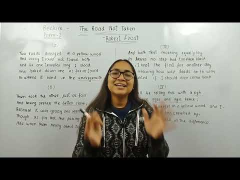 The Road not taken | Line by Line Explanation | Class 9 English Poem 1 | Beehive Class 9 English