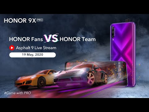 HONOR Fans VS HONOR Team | Asphalt 9 Live Stream | HONOR 9X PRO