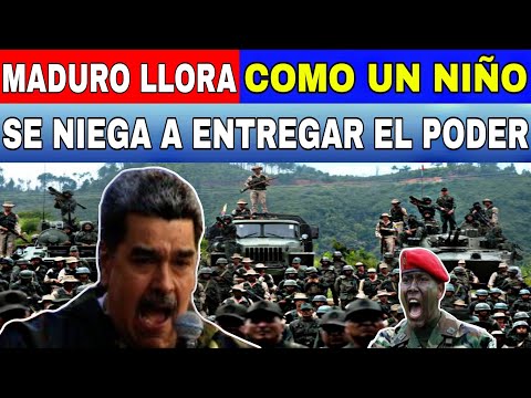 MADURO LLORA COMO UN NIÑO AFERRADO AL PODER SE NIEGA A ENTREGARLO-NOTICIA DE VENEZUELA ÚLTIMO MINUTO