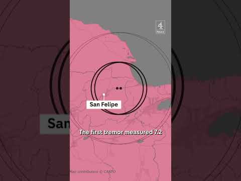 Aftermath of 'national disaster' earthquakes in Venezuela