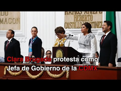 Rinde protesta Clara Brugada como jefa de Gobierno de la CDMX