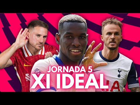 EL XI IDEAL DE LA JORNADA 5 DE LA PREMIER LEAGUE 24/25