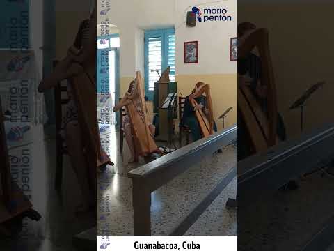 La iglesia en #Cuba ayuda a los ancianos y les lleva un concierto de arpas