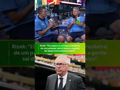 RIZEK OPINA SOBRE O TRABALHO DE ANCELOTTI | #shorts | Copa do Mundo 2026 | ge.globo