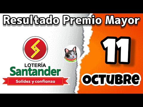 Resultado LOTERIA DE SANTANDER Viernes 11 de Octubre de 2024