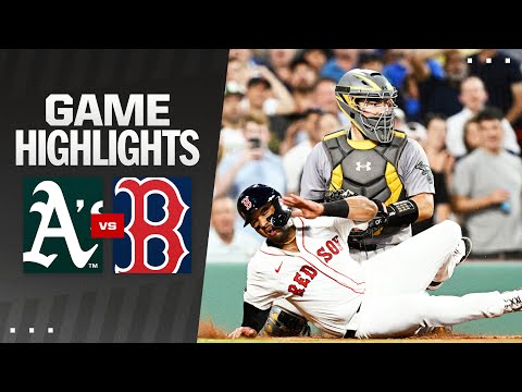 As vs. Red Sox Game Highlights (7/10/24) | MLB Highlights