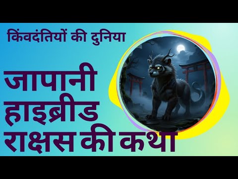 ✨ जापानी हाइब्रीड राक्षस की कथा | नुए की दहशत #shorts