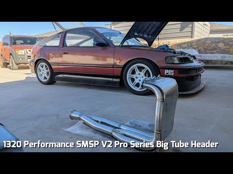 1320 Performance SMSP V2 Big Tube Honda Header B Series - EF CRX Fitment