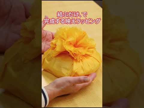 「結ぶだけ」で完成する映えラッピング
