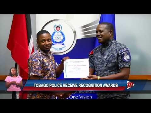 Tobago Police Receive Recognition Awards