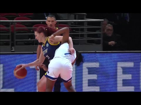Ariel Atkins HOOKED HARD By Bosnian Player | USA Basketball, Women's World Cup 2022