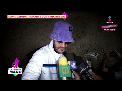 David Zepeda RESPONDE a los rumores sobre ROMANCE con Irina Baeva | De Primera Mano