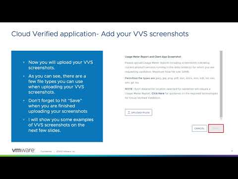 Submitting VMware Validated Solutions screenshots for Cloud Verified