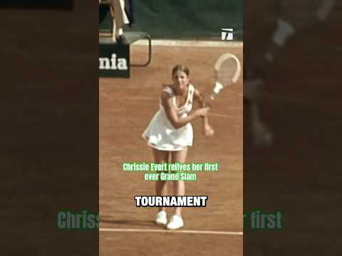 Chrissie Evert looks back on her FIRST Grand Slam #tennis #rolandgarros