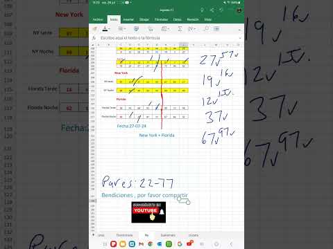 New York y Florida para hoy 27 de julio de 2024 #lottery
