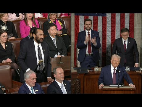 Democratic lawmaker ejected from US Congress for booing Trump | AFP