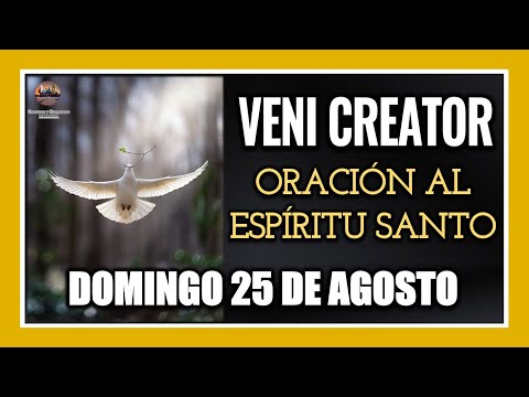 VENI CREATOR ORACIÓN AL ESPÍRITU SANTO INVOCACIÓN AL ESPÍRITU SANTO DOMINGO 25 DE AGOSTO DE 2024.