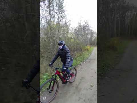 На электровелосипеде Hercules отправился в лесную поездку. #велосипед #ebike   #электровелосипед .