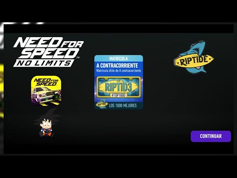 Need For Speed No Limits Android Matricula / Placa Top 1000 RIPTIDE Rivales Clandestinos