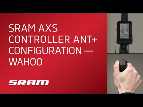 SRAM AXS Controller ANT+ Configuration  - Wahoo