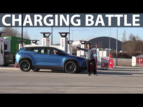Fisker Ocean Extreme charging test vs BMW, Audi and Kia