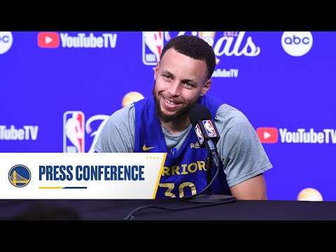 Warriors Talk | Stephen Curry Previews Game 2 vs. Celtics - June 4, 2022 video clip