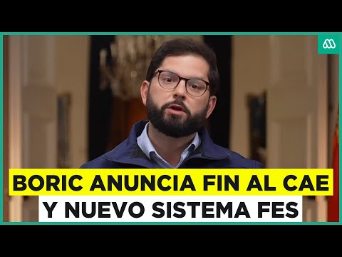 Presidente Boric anuncia fin del CAE y nuevo sistema de financiamiento estudiantil