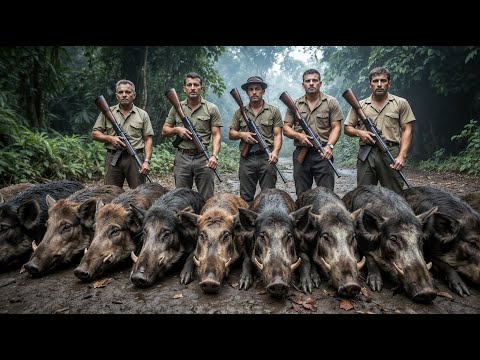 40 Shots in 3 Minutes | Wild Boar Hunting Ep 4