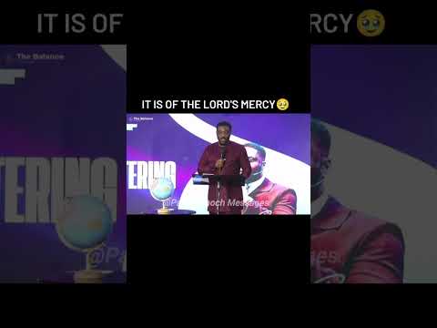 It’s of the lord’s mercy by pastor Enoch #love #christianworship #mercy #anointingservice