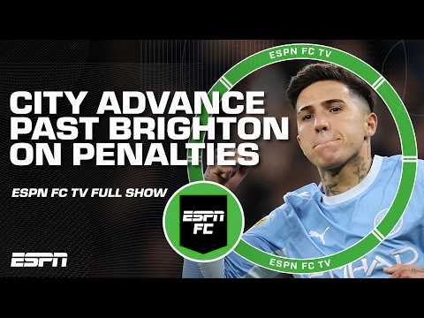 Carabao Cup Reaction 🍿 Liverpool &amp; Man City advance on penalties | ESPN FC
