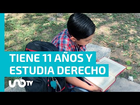 ¡Niño genio! Conoce a Juan Manuel Jiménez: tiene 11 años y estudia Derecho en Coahuila