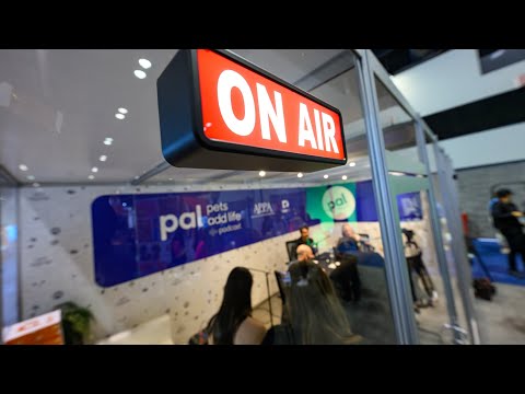 Pet Podcasting LIVE at the PAL Lounge at Global Pe Brought to you by APPA and DogTV, the Pets Add Life Lounge is where live studio magic happens—righ