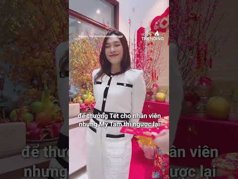 Mỹ Tâm dùng hẳn bao thư của bưu điện để thưởng Tết, túi nào cũng dày cộm #shorts