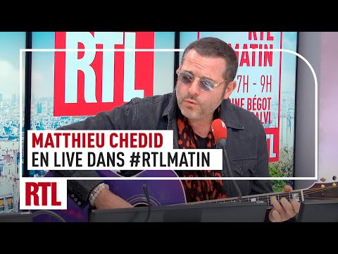Matthieu Chedid en live dans le studio de RTL Matin