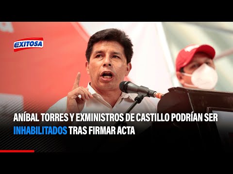 Exministros de Castillo podrían ser inhabilitados tras firmar acta sobre cuestión de confianza