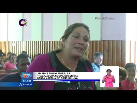 Cuba/Cienfuegos: Intercambian candidatos a Diputados al Parlamento con trabajadores sociales
