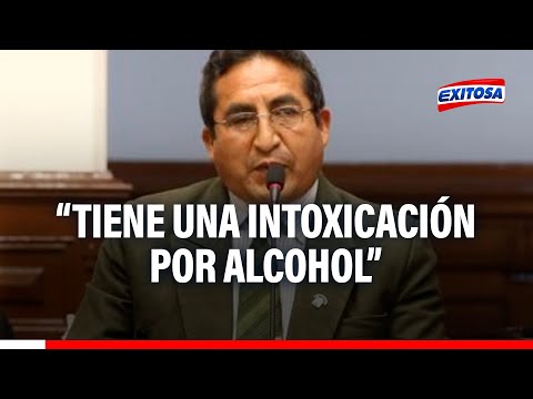 Congresista Alfredo Pariona atraviesa un proceso de intoxicación por alcohol, según Luis Solari